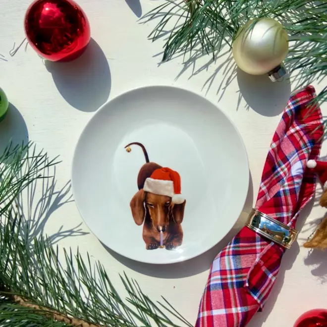 Wienerfull time Plate xmas tree