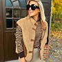 Teddy Hug Gilet Beige Camel