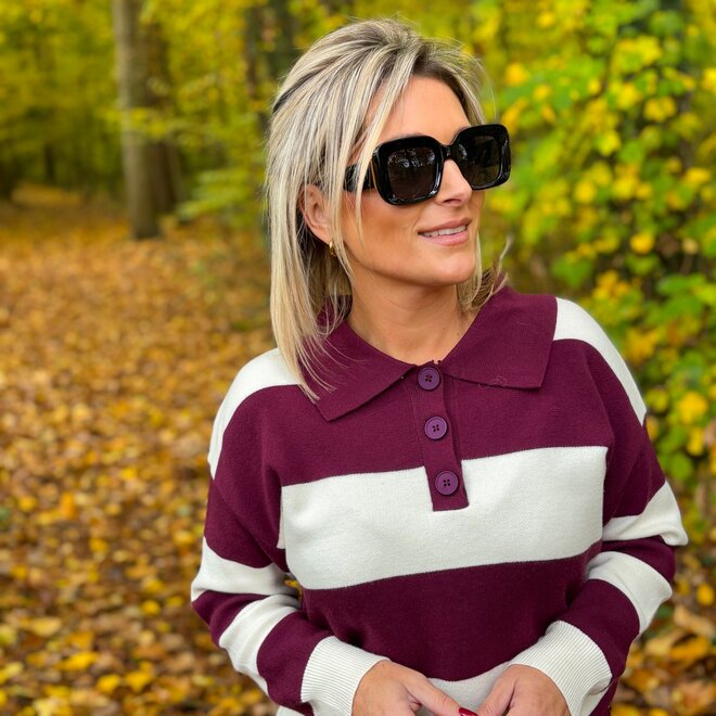 Flowline pull burgundy