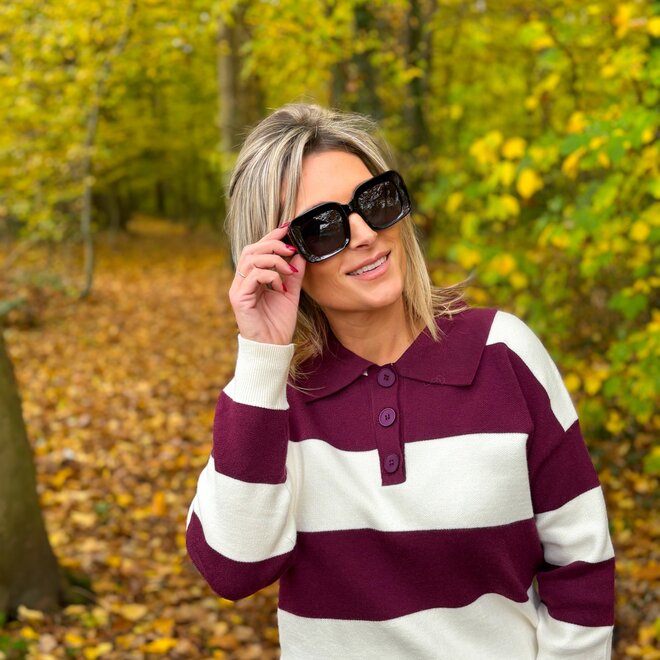 Flowline pull burgundy