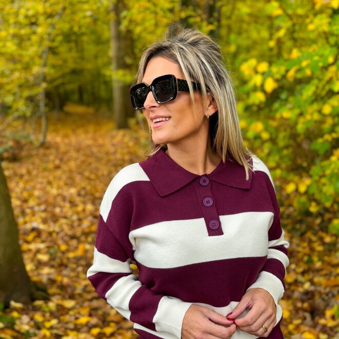 Flowline pull burgundy