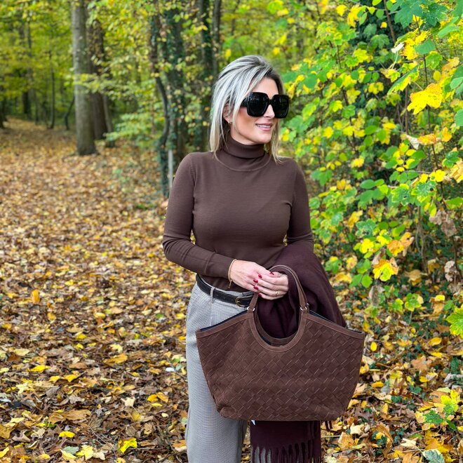 Paris Carreaux Pants Brown