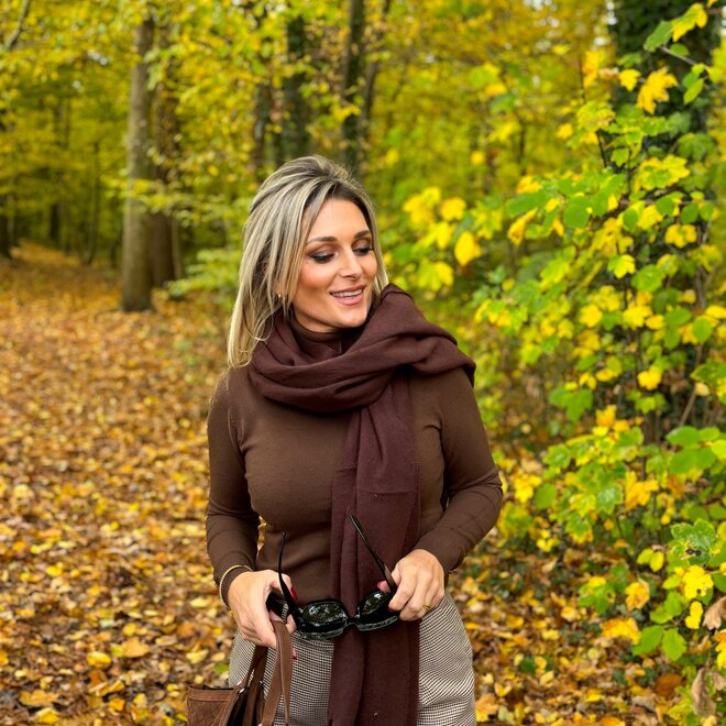 Be the turtleneck basic Brown