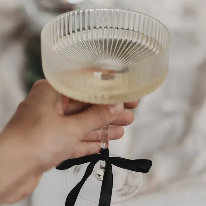 Champagne glas Hart