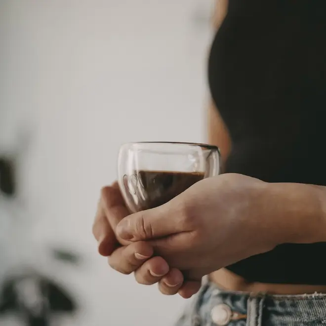 Dubbelwandig hart Espressoglas 50ml