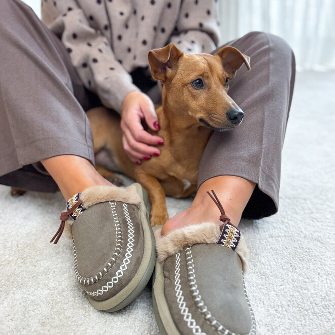 Eskimo teddy slippers