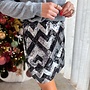 Starfall Sequin Skirt Black - Grey