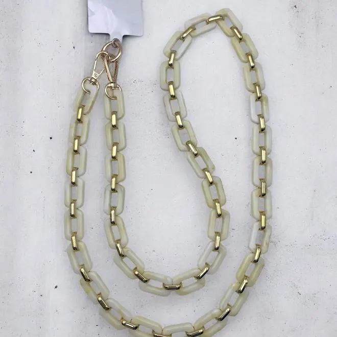 Smartphone Chain Offwhite Marble