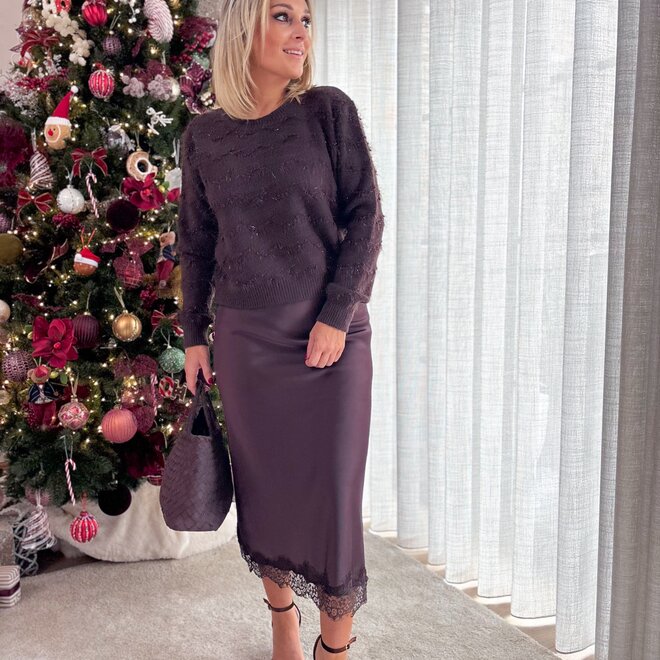 Tinsel Touch Pull Brown