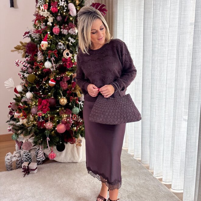 Céleste skirt brown