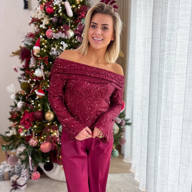 Soft glide pants wine