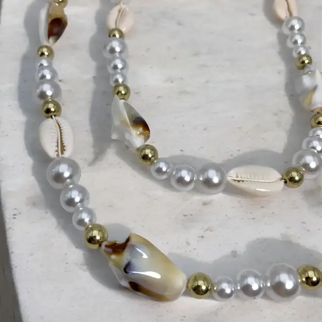 Smartphoneketting Shell and Pearl