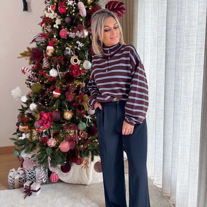 Bottom Line Pull Brown - Blue