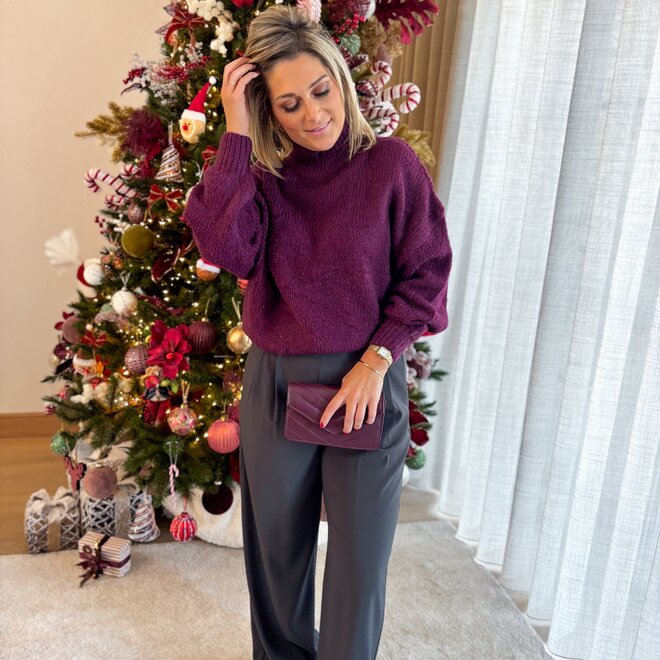 Classic fold trouser Grey