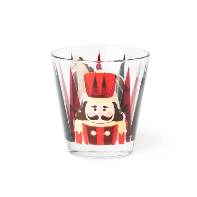 Set of 6 Glasses Nutcracker/Rocking Horse