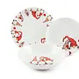 18-Piece Christmas Gnome Plate Set
