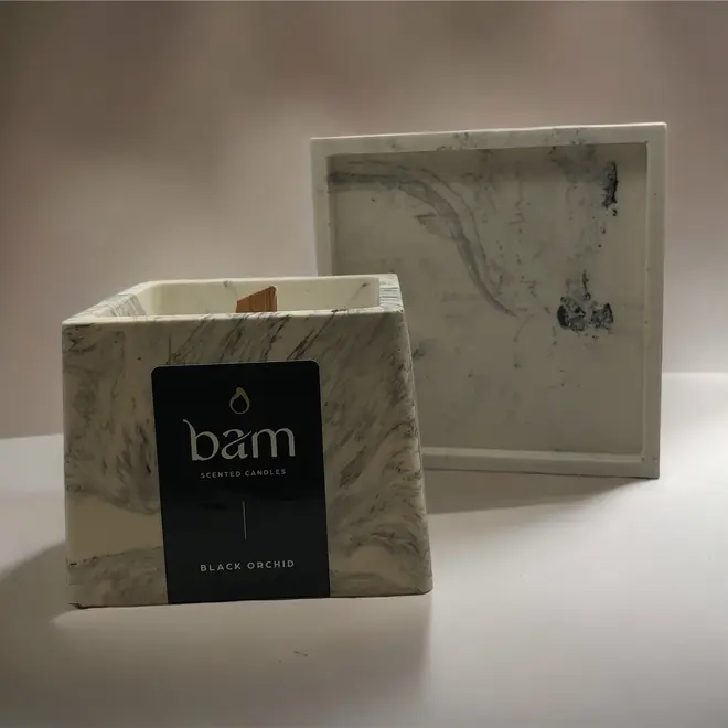 Scented Candle Black Orchid - SQUARE collection