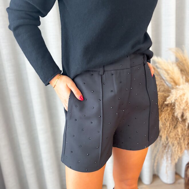 Céline Sparkle Short Black