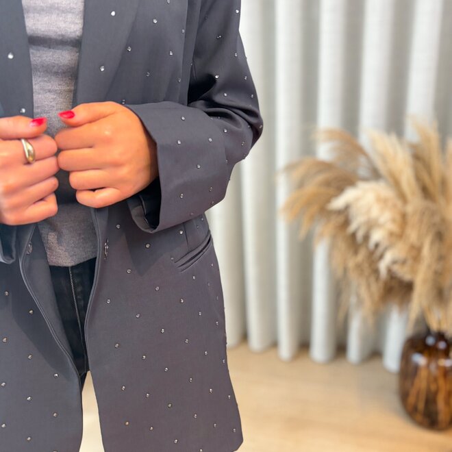 Céline Sparkle Blazer Grey