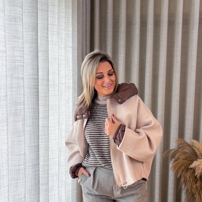 Urban Puff Jacket Beige/Brown