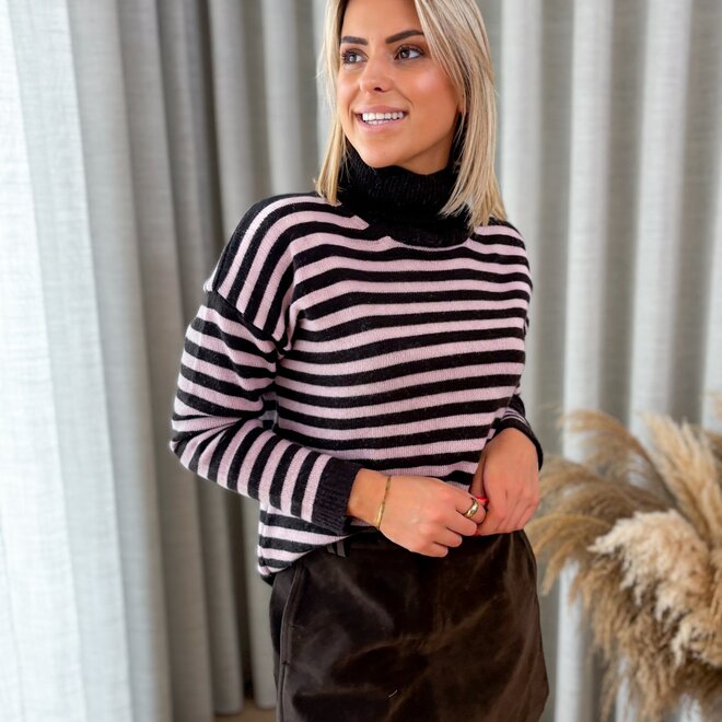 Candy stripes pink/brown