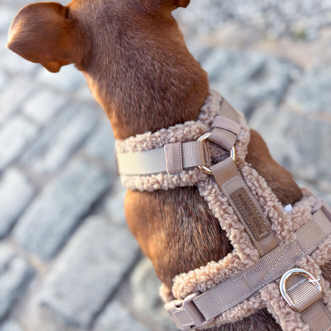 Teddy Y harnas beige