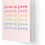 Wenskaart Love is love