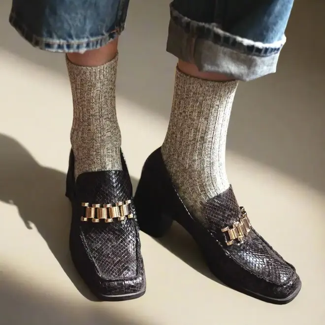 Klue katoenen sokken met patroon groen