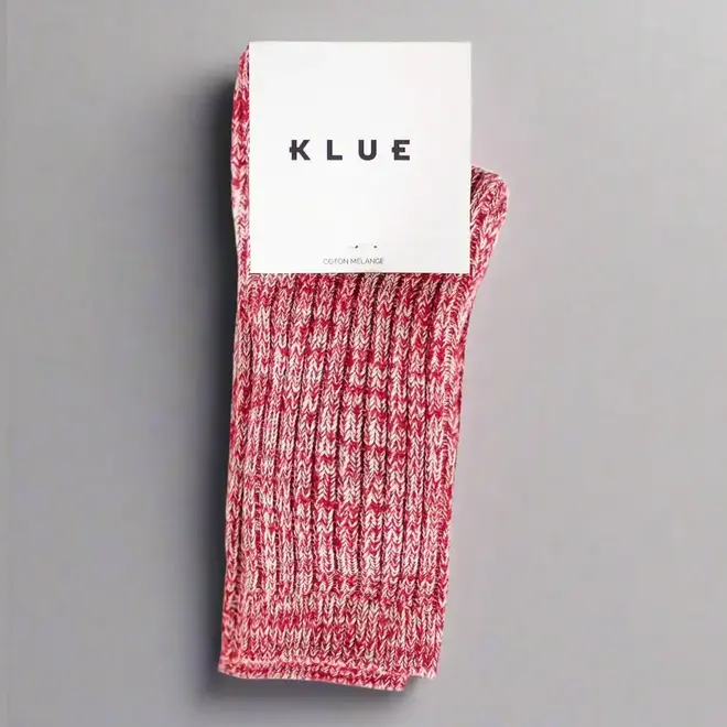 Klue katoenen sokken met patroon rood