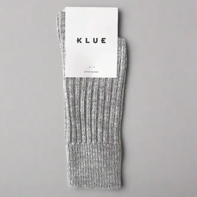 Klue katoenen sokken met patroon grijs