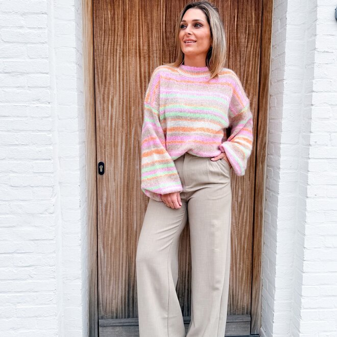 The pastel muse knit