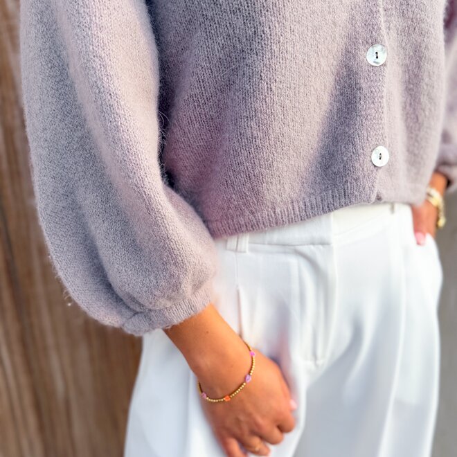 Everyday happiness gilet taupe