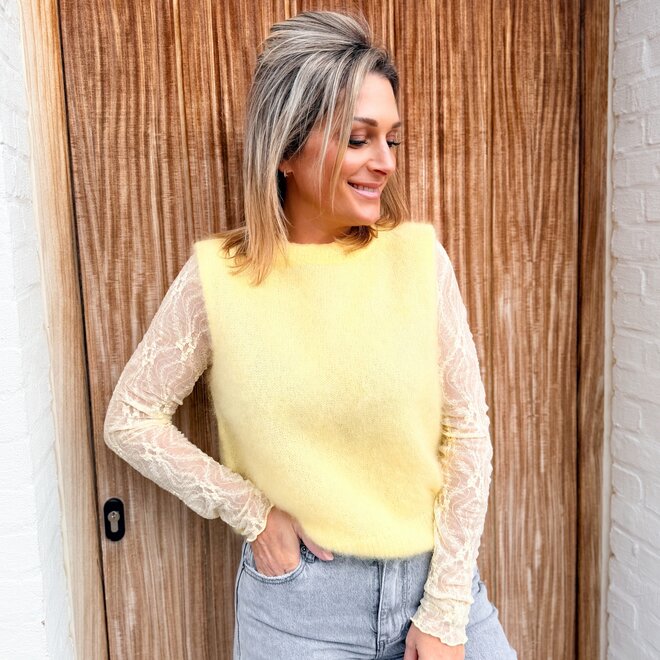 Everyday happiness debardeur yellow