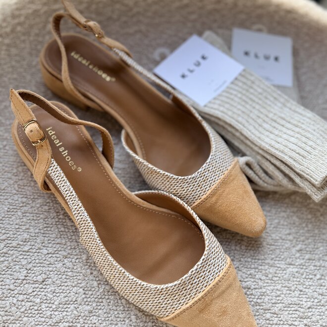 Camel slingback