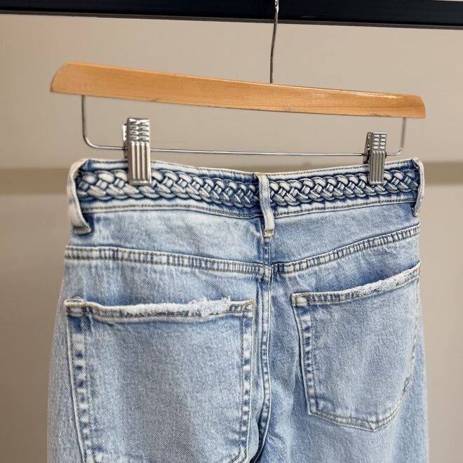 Woven wide jeans