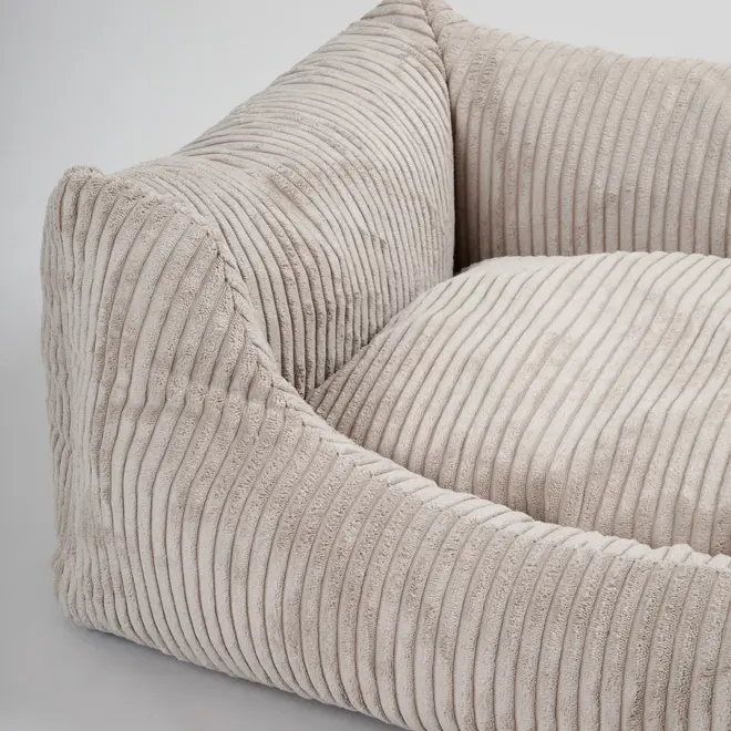 Ellie fluwelen hondenmand cappuccino