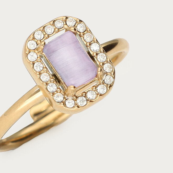 Vintage ring lavender