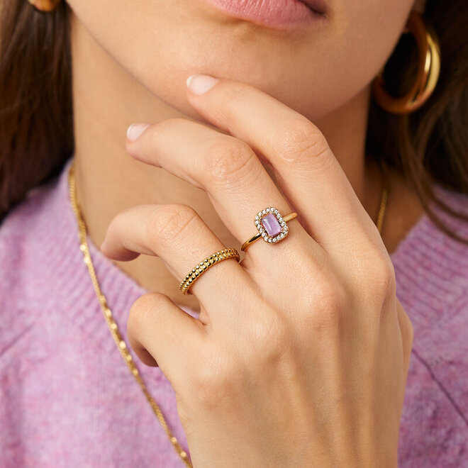 Vintage ring lavender