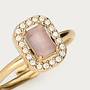 Vintage ring licht roze