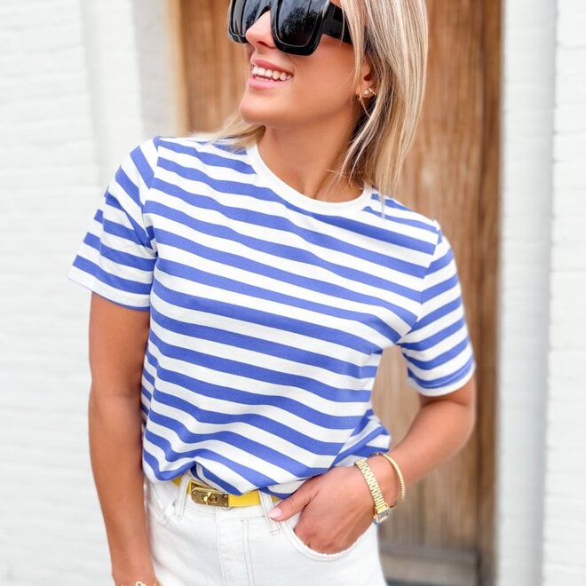 Paris stripes shirt blue