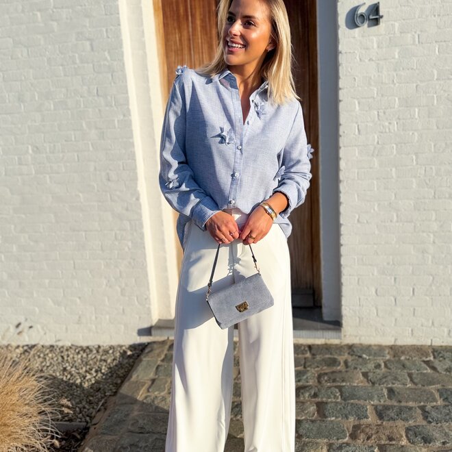 Double trouble pants white