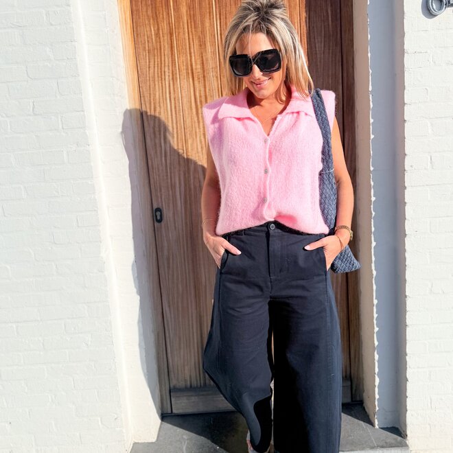 The oxford debardeur pink