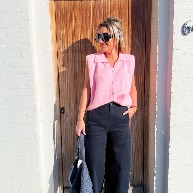 The oxford debardeur pink