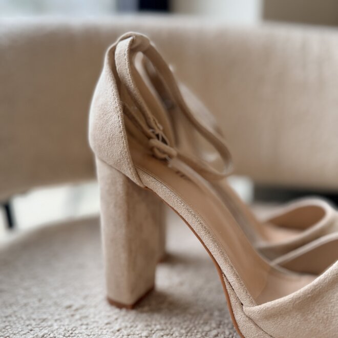 Nude Elegance Block Heel