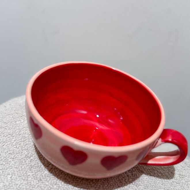 Handgemaakte Sweetheart Roze Mok