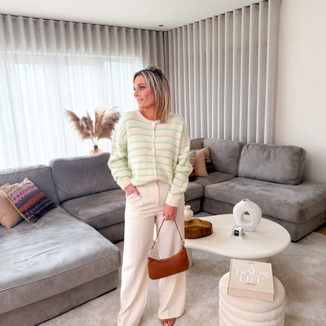 Clean flow pants ecru