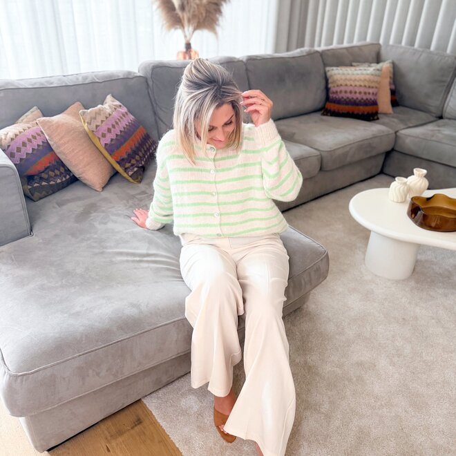 Clean flow pants ecru