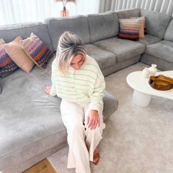 Clean flow pants ecru