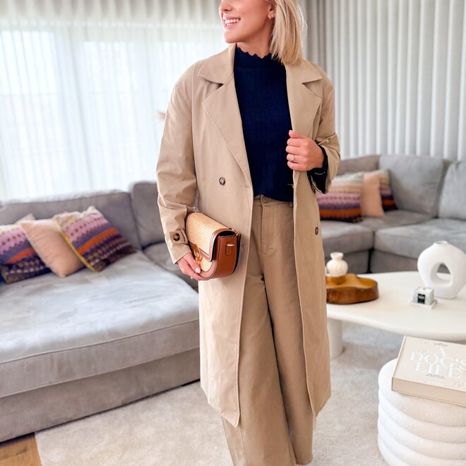 The London coat beige