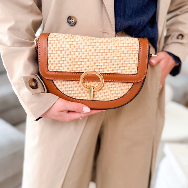 Solea weave bag dark